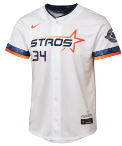 Youth Houston Astros Nolan Ryan Nike White 2025 City Connect Limited Player Jersey