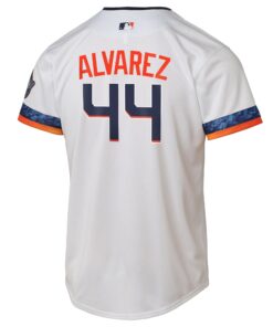 Youth Houston Astros Yordan Alvarez Nike White 2025 City Connect Limited Player Jersey