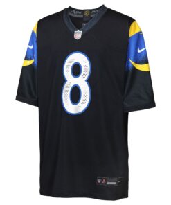 Youth Los Angeles Rams Jared Verse Nike Midnight Blue 2025 Rivalries Collection Game Jersey