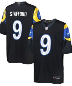 Youth Los Angeles Rams Matthew Stafford Nike Midnight Blue 2025 Rivalries Collection Game Jersey