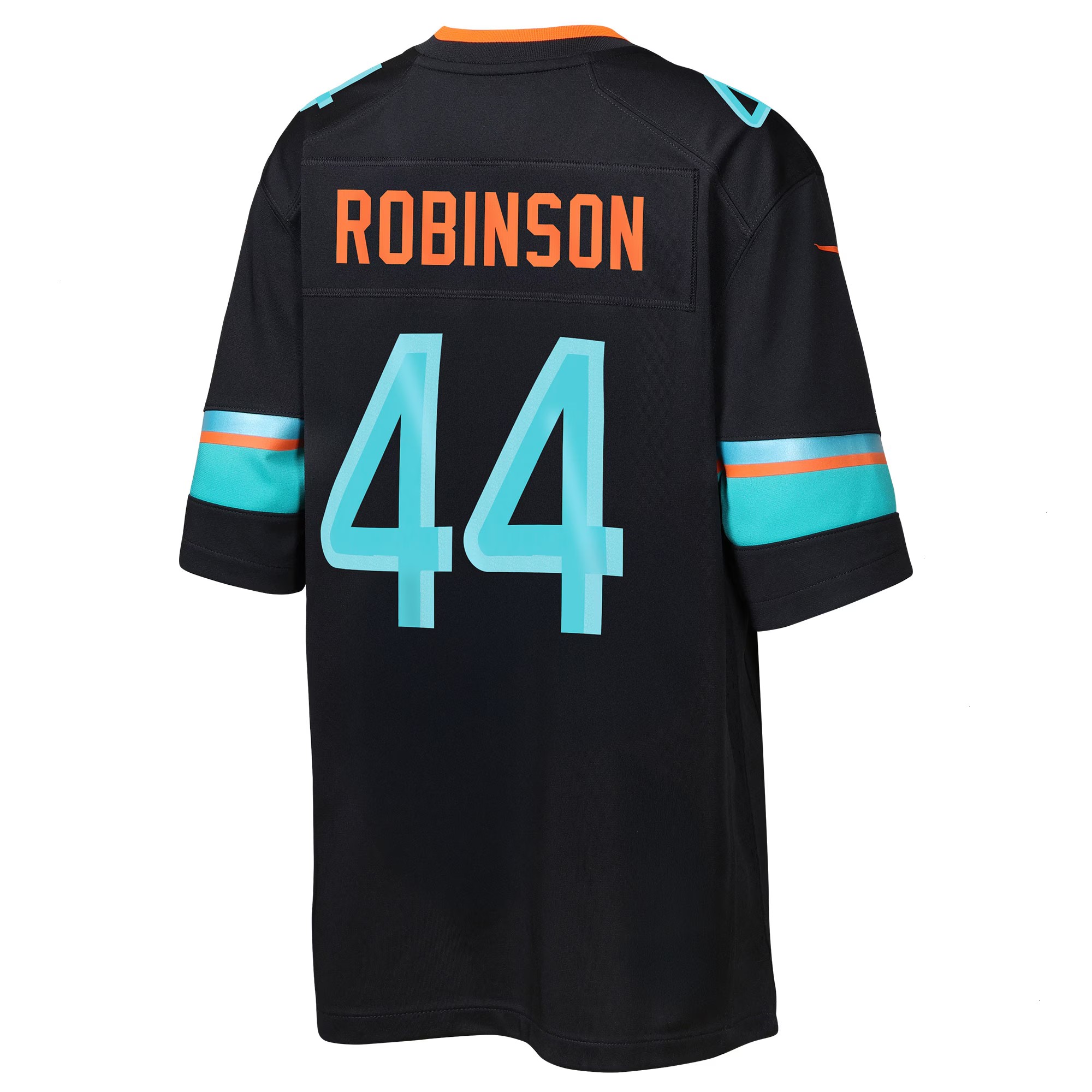 Youth Miami Dolphins Chop Robinson Nike Pitch Blue 2025 Rivalries Collection Game Jersey