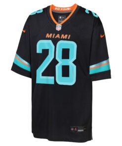 Youth Miami Dolphins De'Von Achane Nike Pitch Blue 2025 Rivalries Collection Game Jersey