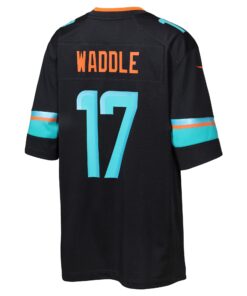 Youth Miami Dolphins Jaylen Waddle Nike Pitch Blue 2025 Rivalries Collection Game Jersey