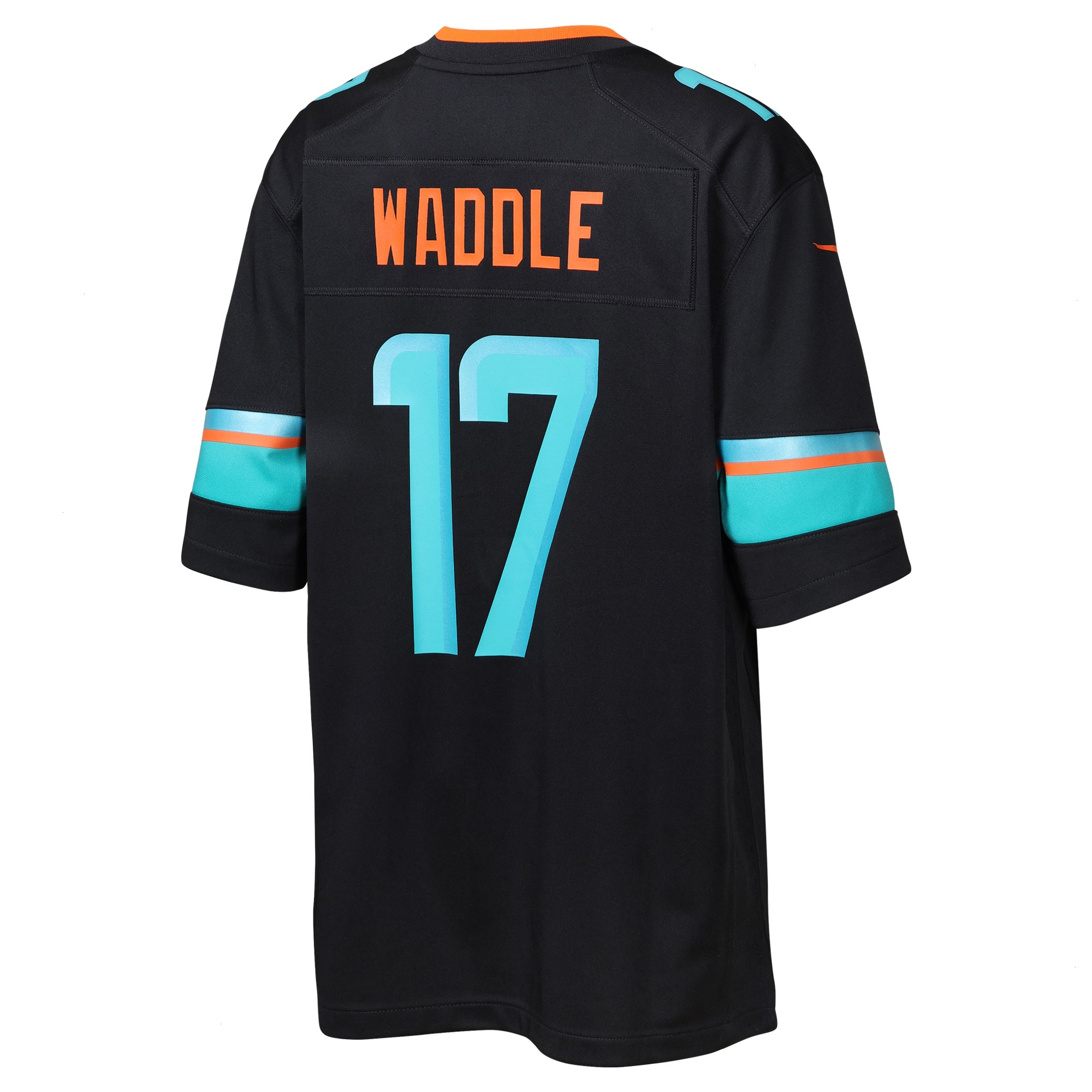 Youth Miami Dolphins Jaylen Waddle Nike Pitch Blue 2025 Rivalries Collection Game Jersey