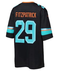 Youth Miami Dolphins Minkah Fitzpatrick Nike Pitch Blue 2025 Rivalries Collection Game Jersey