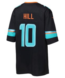 Youth Miami Dolphins Tyreek Hill Nike Pitch Blue 2025 Rivalries Collection Game Jersey
