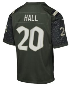 Youth New York Jets Breece Hall Nike Gotham Green 2025 Rivalries Collection Game Jersey