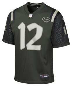Youth New York Jets Joe Namath Nike Gotham Green 2025 Rivalries Collection Retired Player Game Jersey