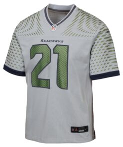 Youth Seattle Seahawks Devon Witherspoon Nike Wolf Gray 2025 Rivalries Collection Game Jersey