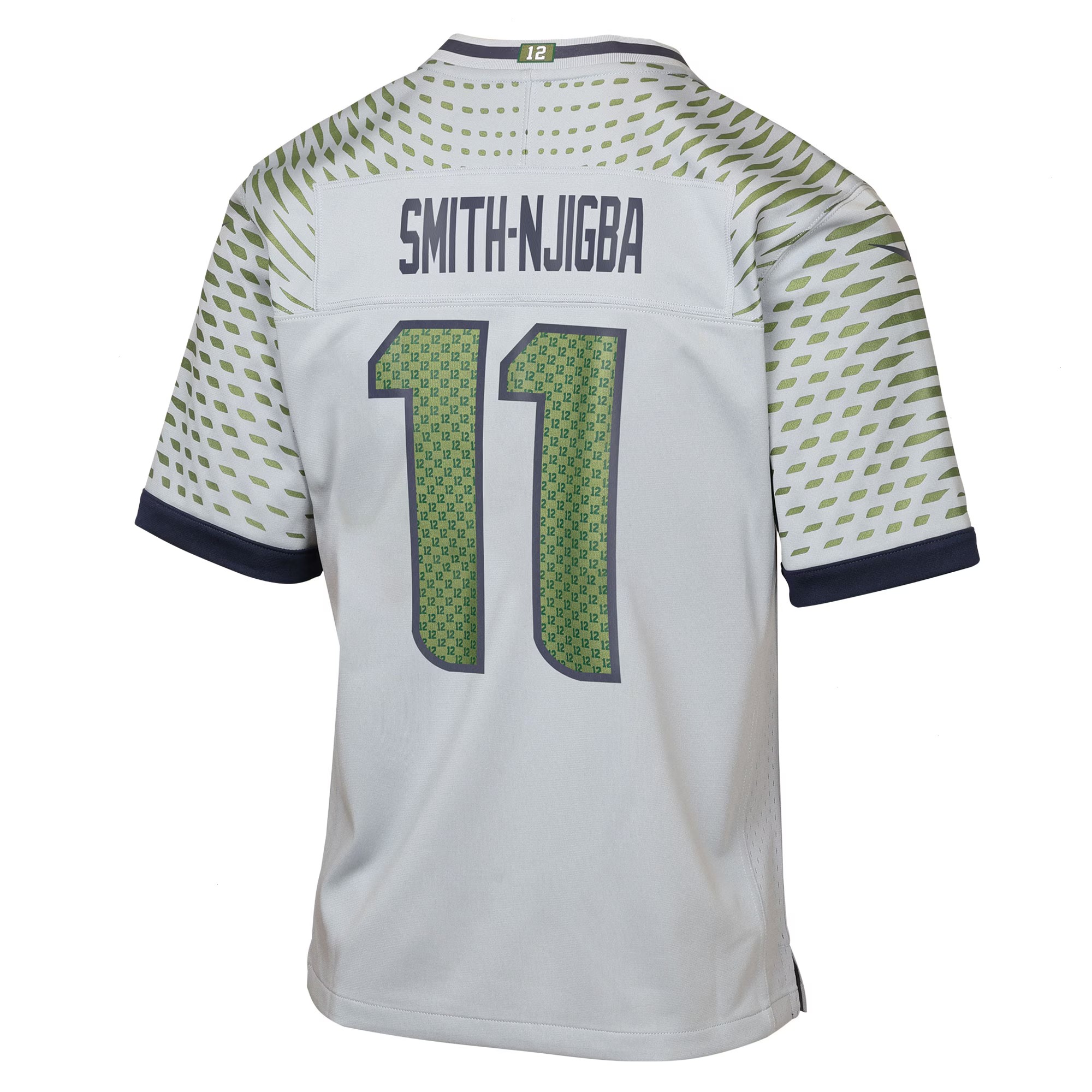 Youth Seattle Seahawks Jaxon Smith-Njigba Nike Wolf Gray 2025 Rivalries Collection Game Jersey