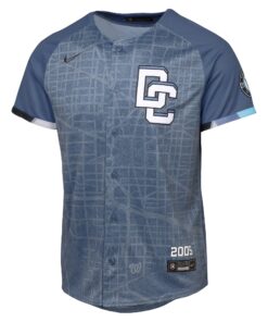 Youth Washington Nationals CJ Abrams Nike Blue 2025 City Connect Limited Player Jersey